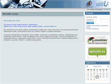 Tablet Screenshot of kursai.epilietis.eu